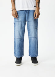 Richmond Hemp Workwear Jeans - Worn Blue