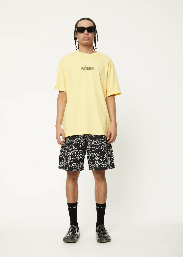 Earthling - Recycled Retro Fit Tee - Butter