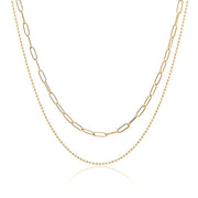 Daily Limit Double Chain Necklace