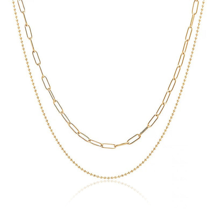 Daily Limit Double Chain Necklace