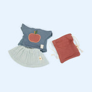 Organic Doll Clothes Set - T-shirt/Skirt Was $69  NOW