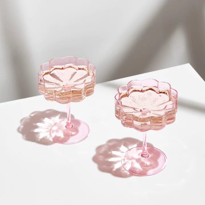 Wave Coupe Set - Pink