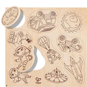 Hape DIY Story Telling Magnets - Space Life