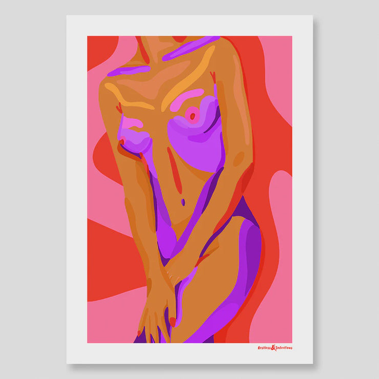 Framed Limited Edition A2 Print - Touch