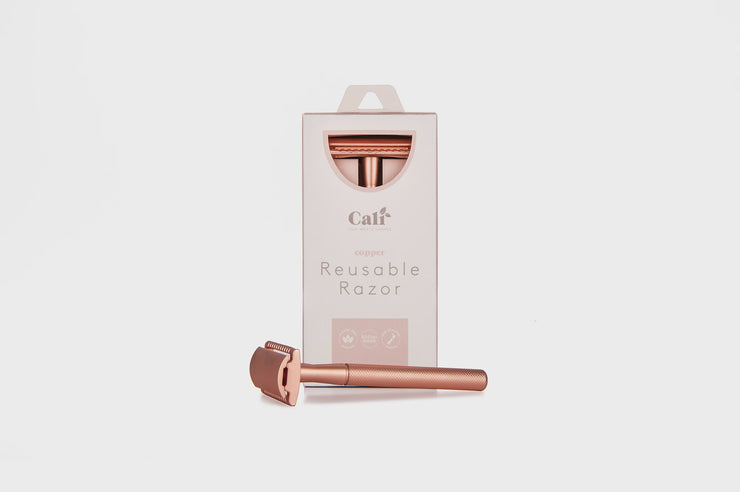 Long Handled Safety Razor - Copper