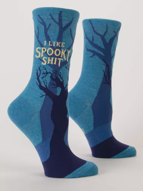 Womens Crew Socks - I Like Spooky