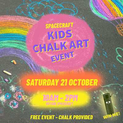 Spacecraft Kids Chalk Art Event