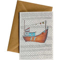 Pattern Fishing Boat