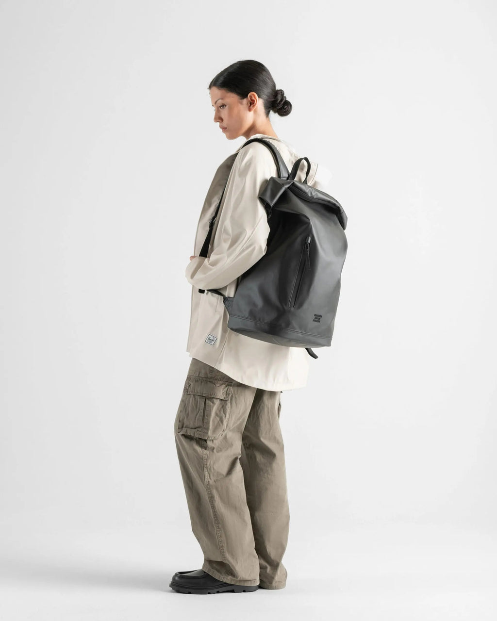 Water Resistant Roll Top Backpack