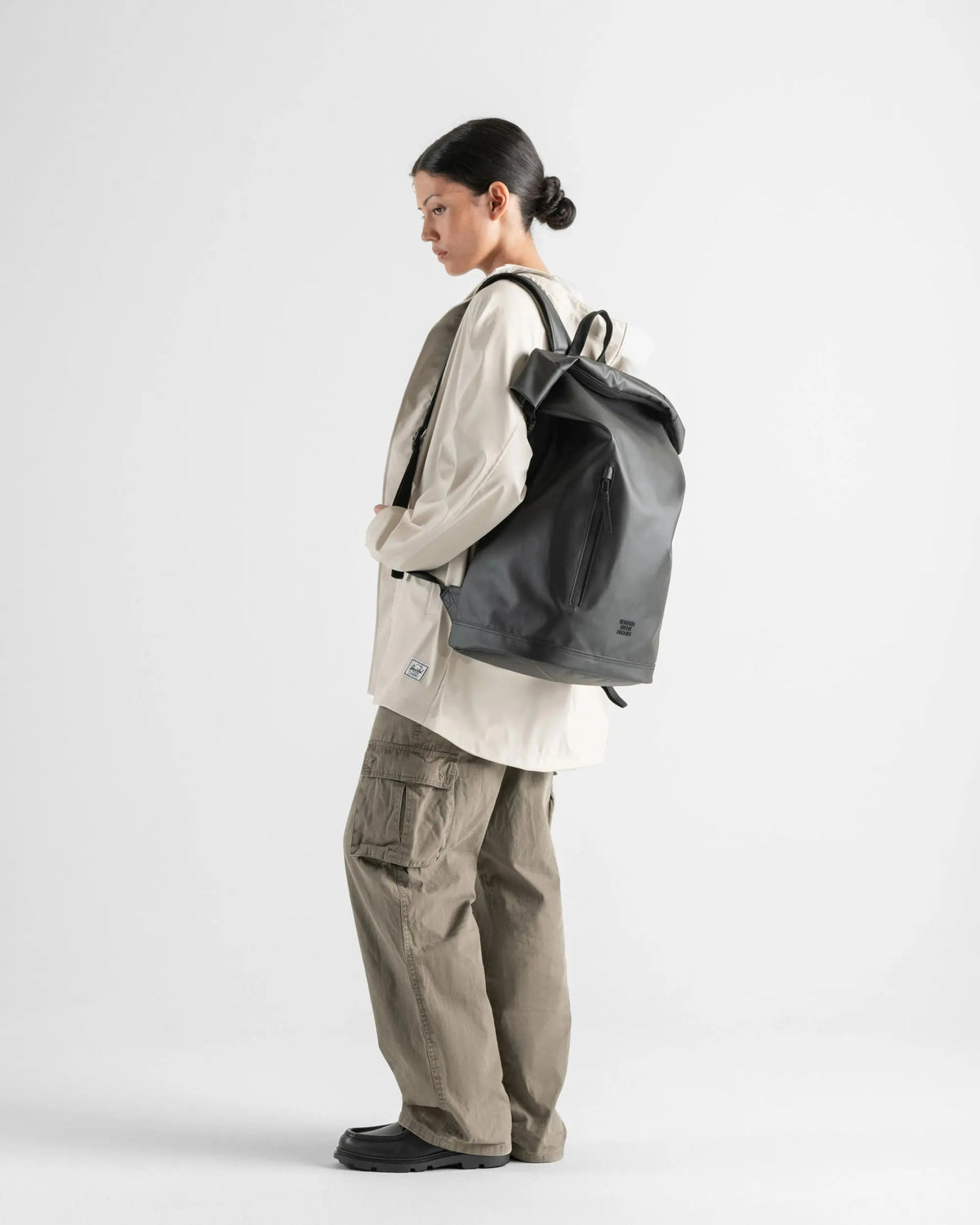 Water Resistant Roll Top Backpack