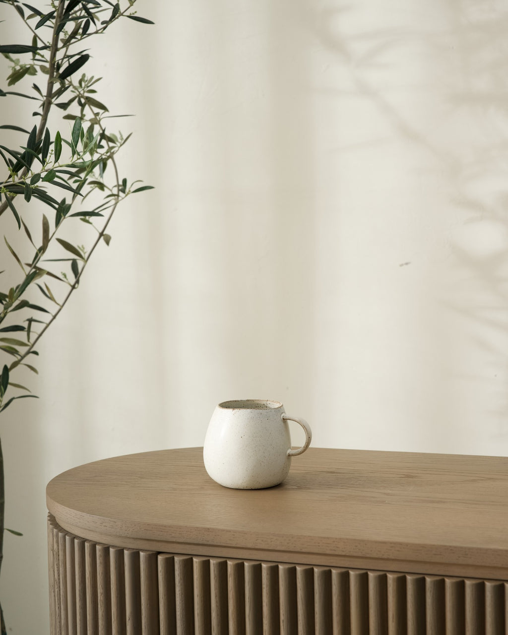 Fort Large Mug - Matte White