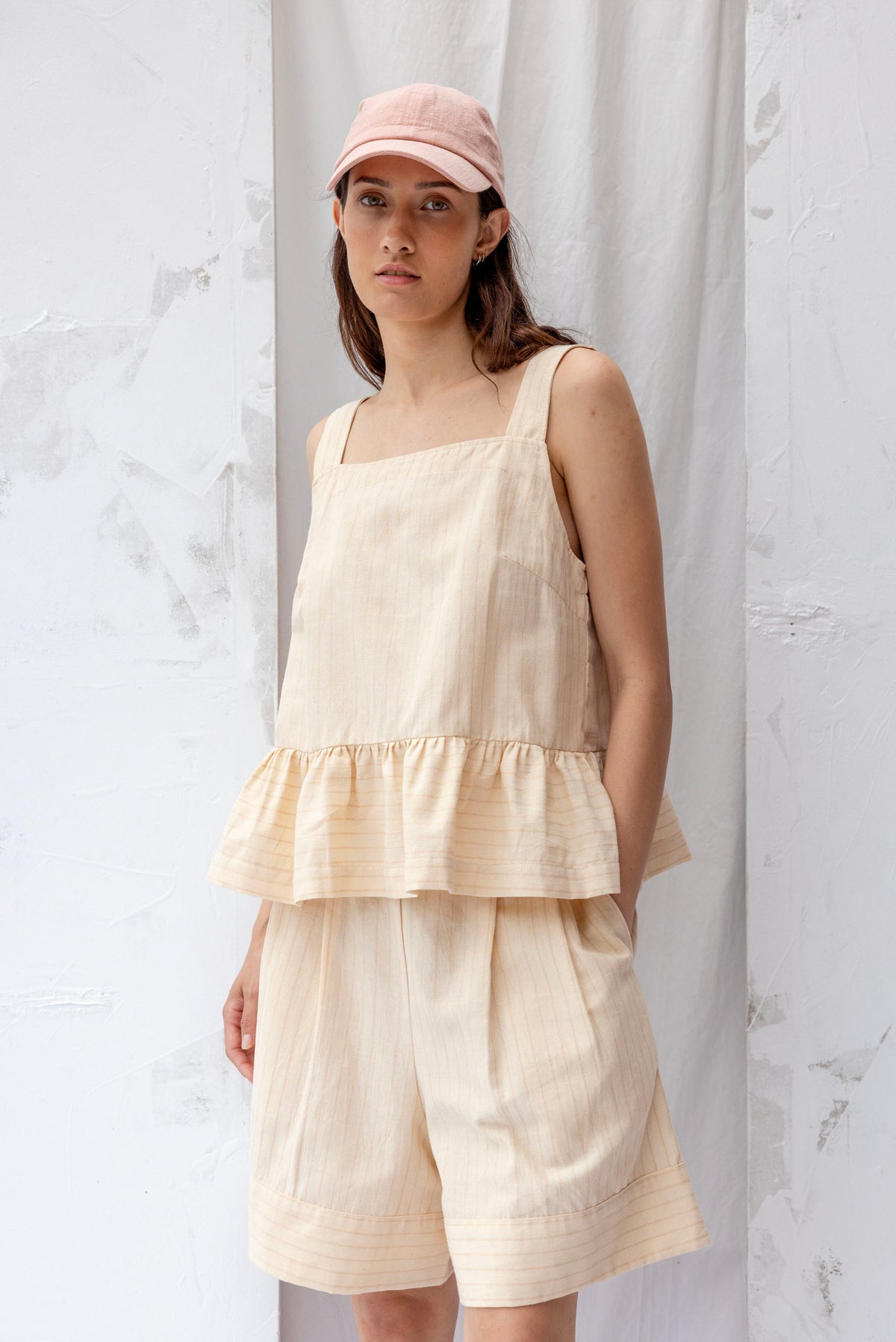 ReCreate Bond Top - Natural Stripe Was $180 Now