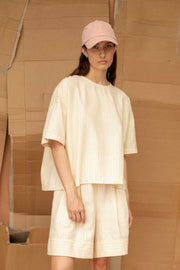 ReCreate Joy Top - Natural Stripe Coming Soon