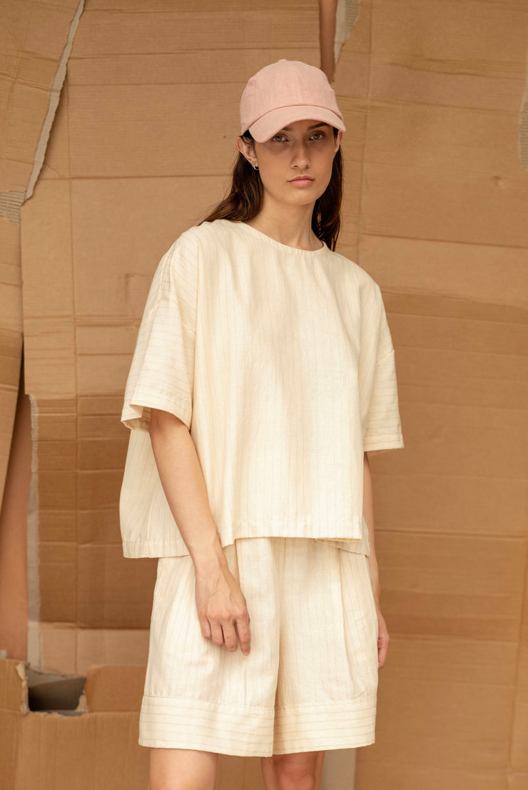 ReCreate Joy Top - Natural Stripe Coming Soon