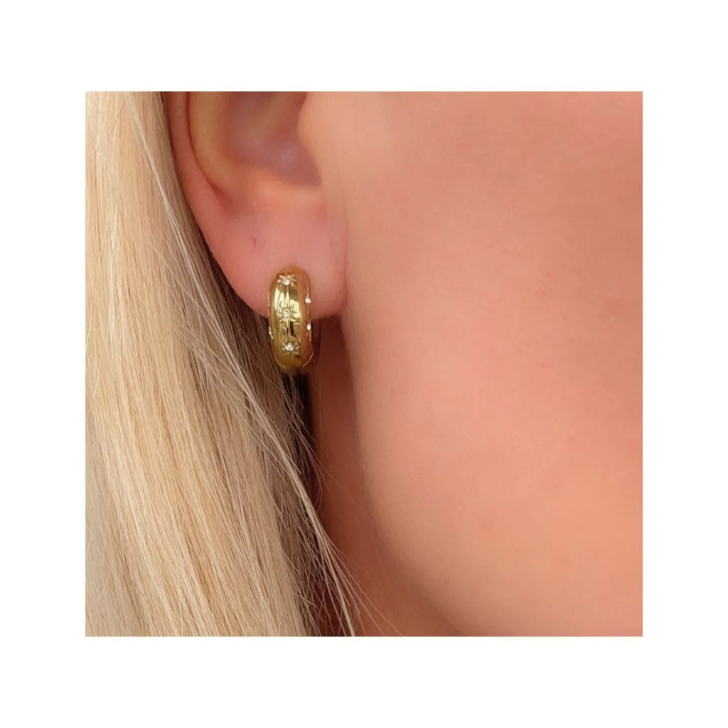 Super Nova Huggie Earrings