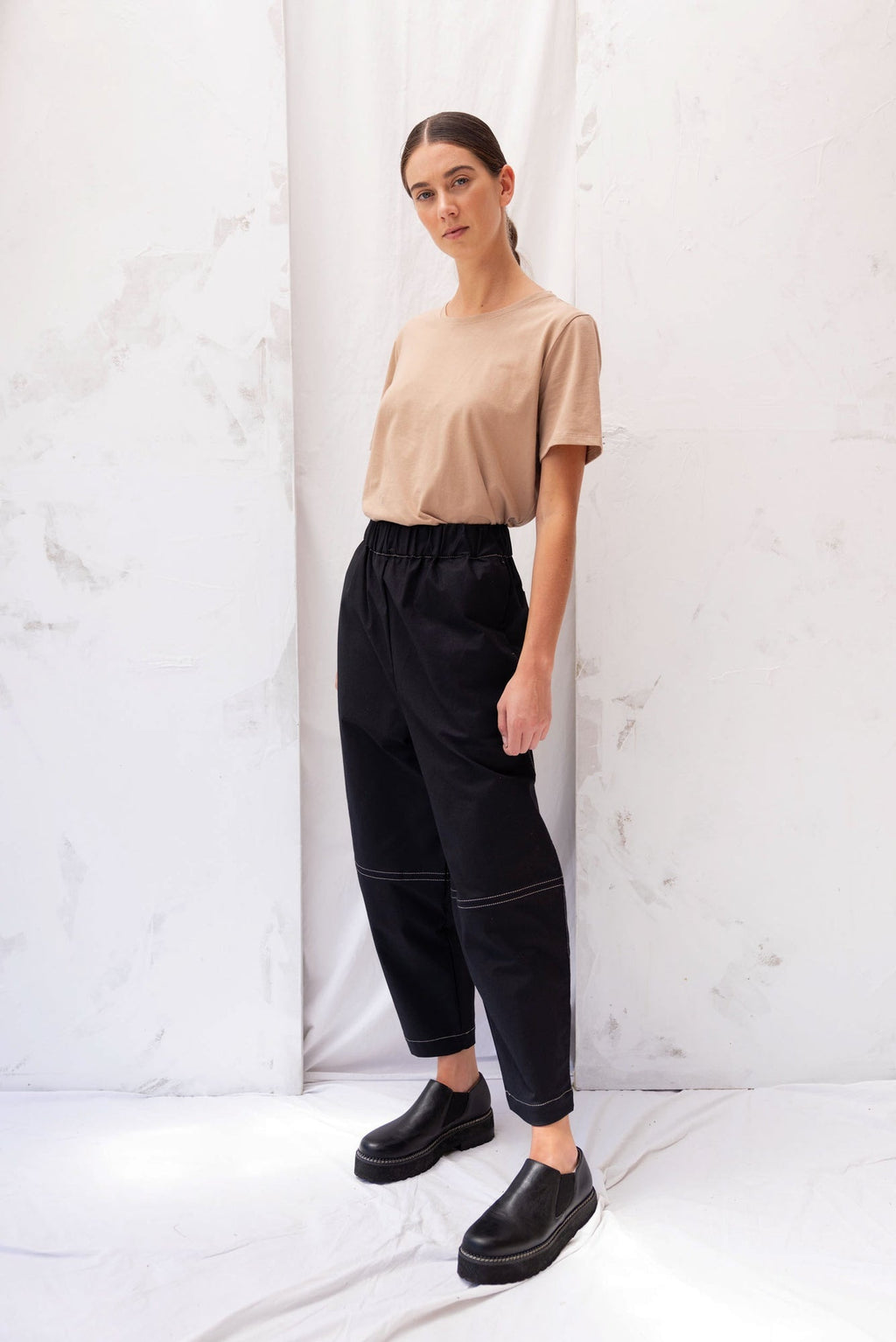 ReCreate Barrel Pants - Black Was $229 NOW