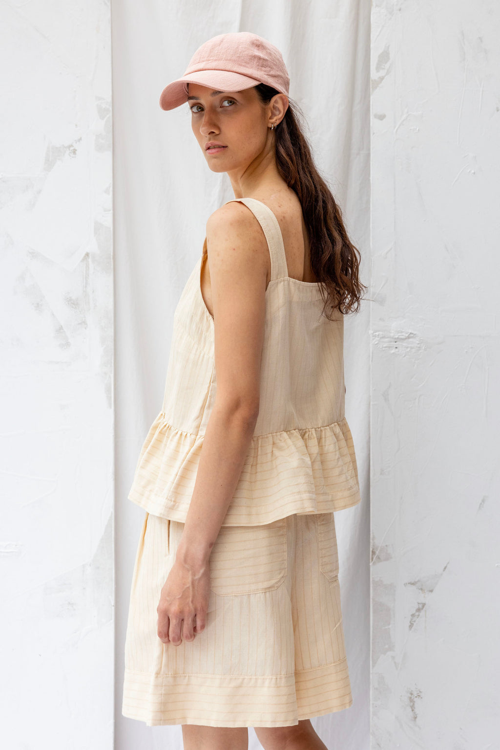 ReCreate Bond Top - Natural Stripe Was $180 Now