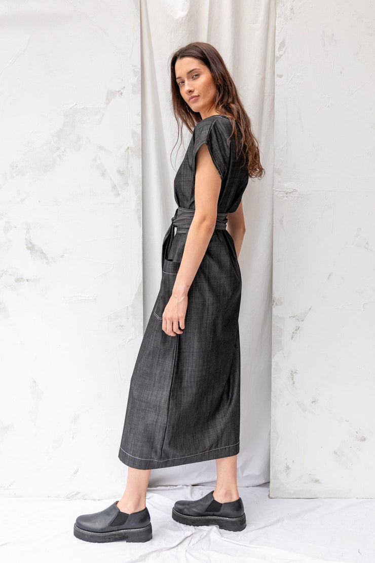 ReCreate Stella Denim Dress - Midnight