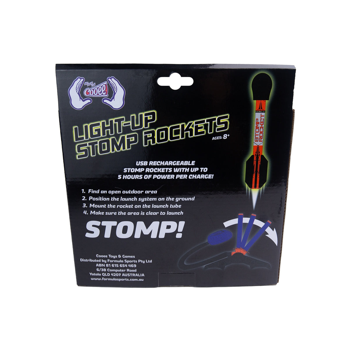 Outdoor Light Up Stomp Rocket