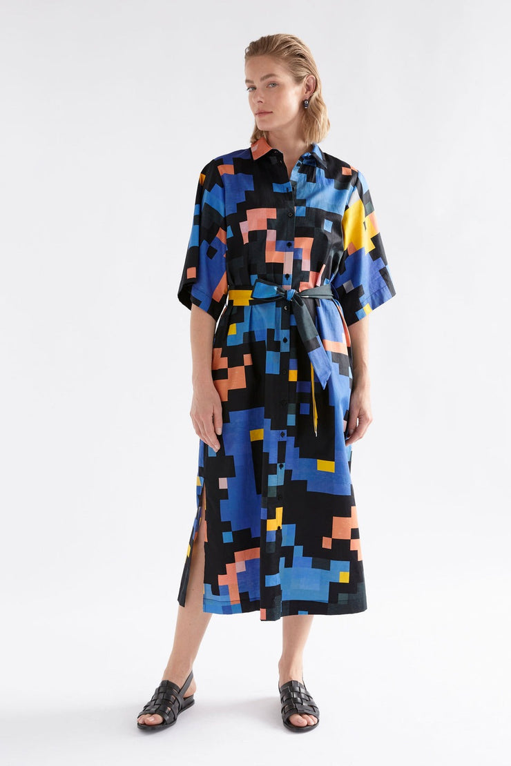 Grand Shirt Dress - Lucent Print