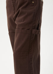 Moss Recycled Carpenter Pant - Coffee