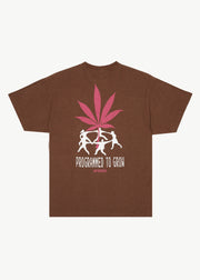 Programmed To Grow Graphic Boxy T -Toffee