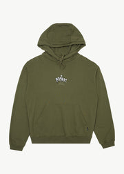 Enjoyment Recycled Pull On Hoodie -Military