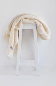 Alpaca Throw - Cream