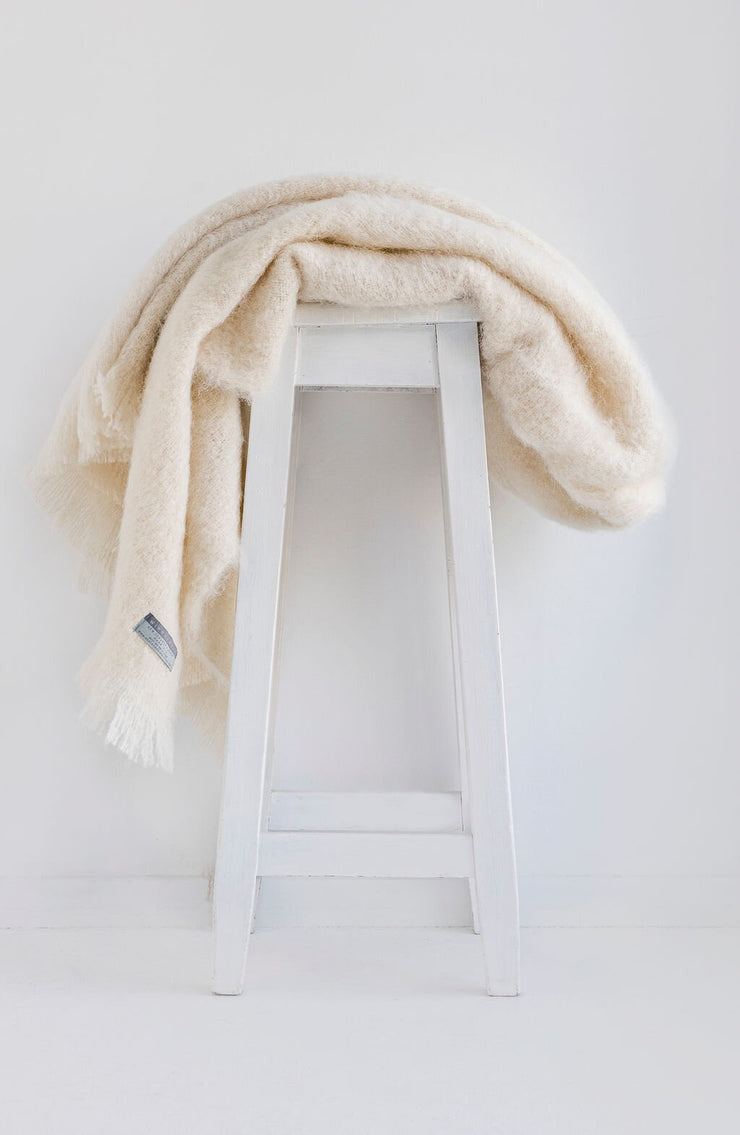 Alpaca Throw - Cream