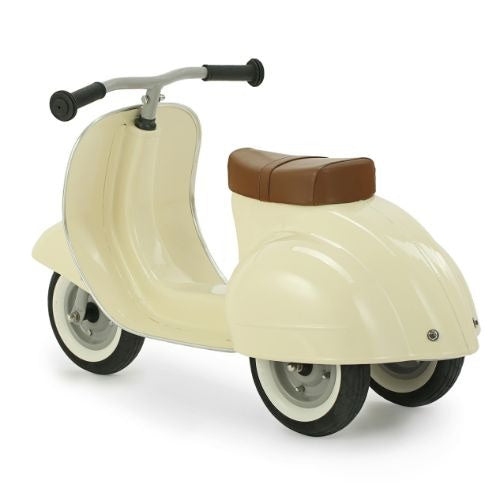 Ambosstoys Primo Ride On Scooter - Cream