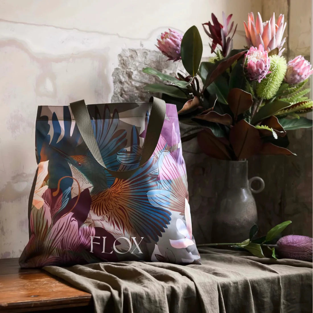 Flox Antipodes Oversize Shopper - Moss