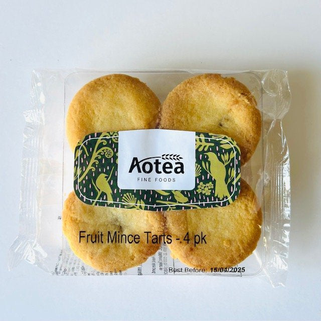 Christmas Fruit Mince Tarts - 4 Pack