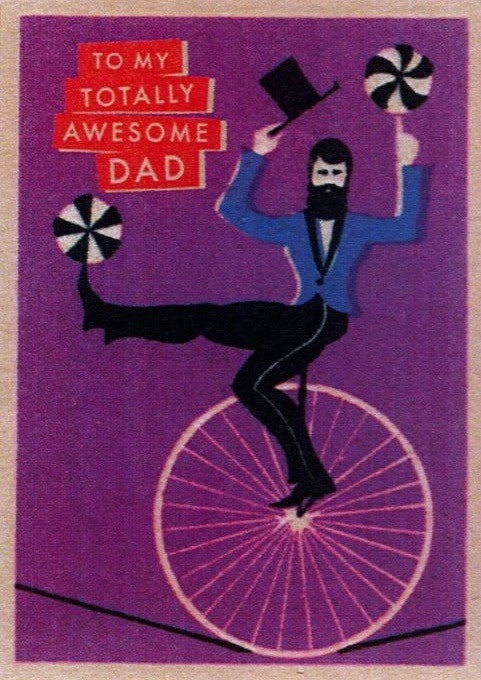 Totally Awesome Dad Card