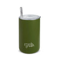 Frank Green Iced Coffee Cup w Straw - Khaki
