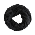Black Wool/Silk Scarf