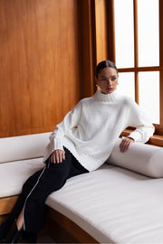 Bring It Back Jumper - White