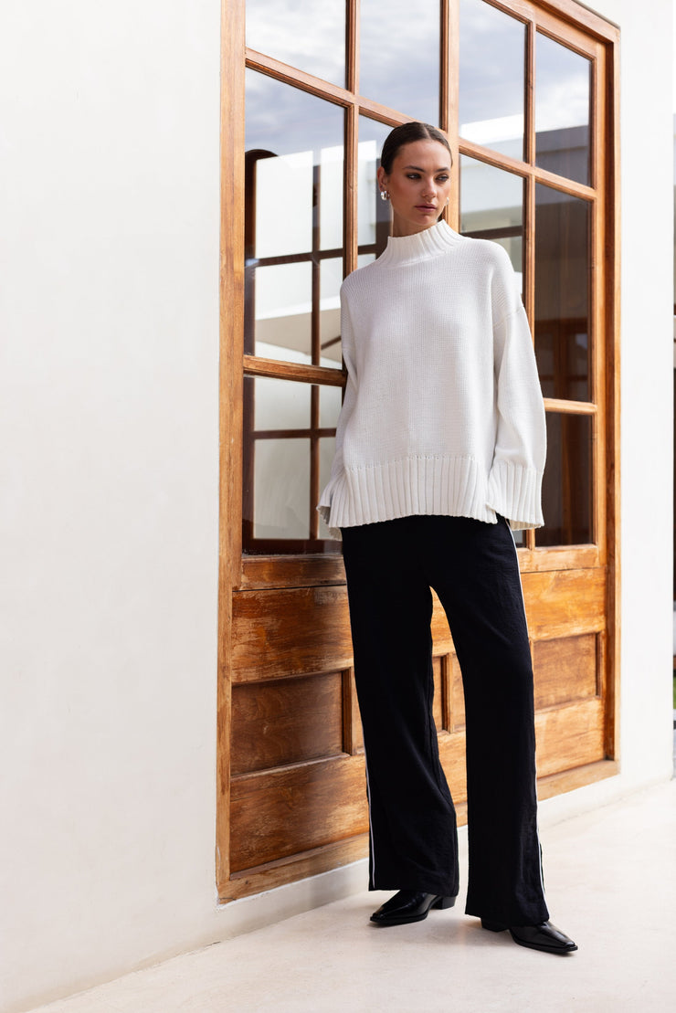 Bring It Back Jumper - White