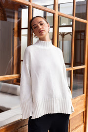 Bring It Back Jumper - White