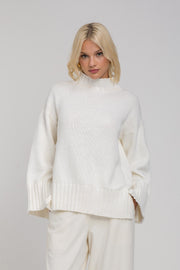 Bring It Back Jumper - White