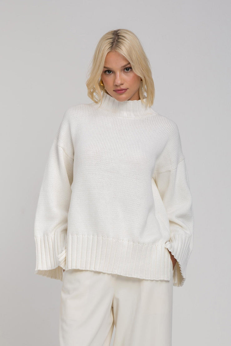 Bring It Back Jumper - White