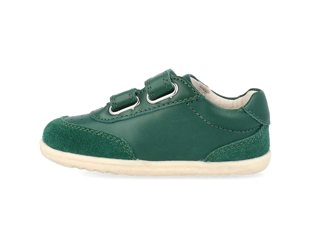Bobux Champ - Deep Emerald + Chalk Was $90 Now