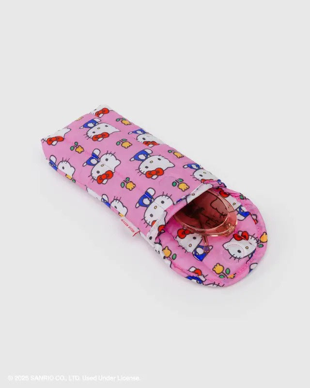 Baggu Puffy Glasses Sleeve - Hello Kitty Pink