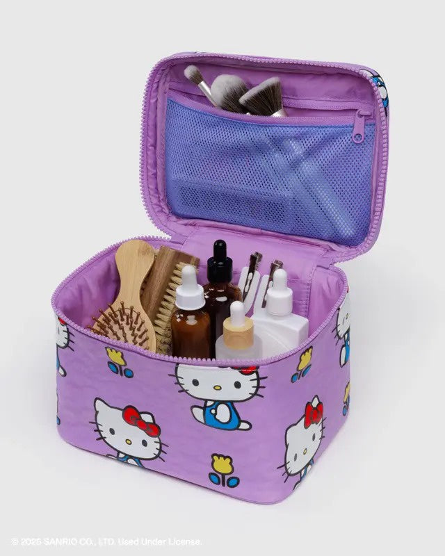 Baggu Large Cosmetic Case - Hello Kitty Pink