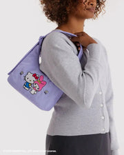 Baggu Mini Nylon Shoulder Bag - Embroidered Hello Kitty