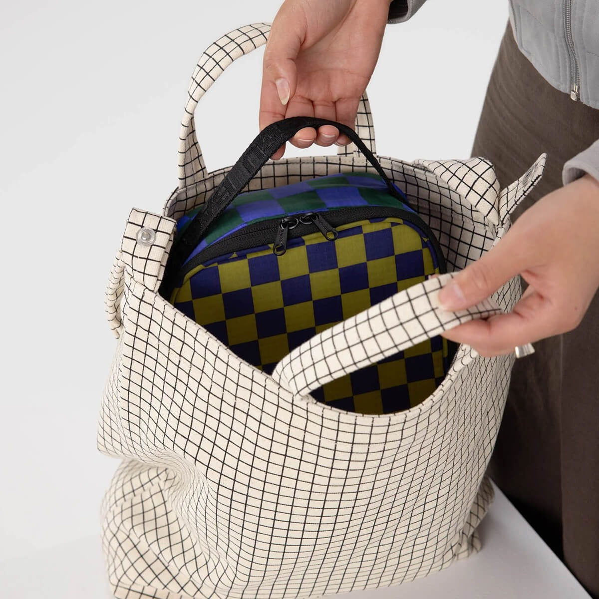 Baggu Lunch Box - Jewel Checks