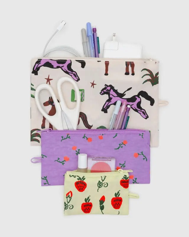 Baggu Flat Pouch Set