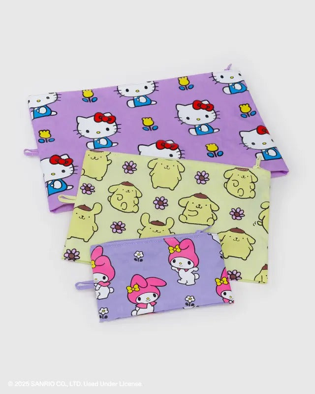 Baggu Go Pouch Set - Hello Kitty & Friends Florals