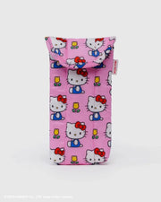 Baggu Puffy Glasses Sleeve - Hello Kitty Pink