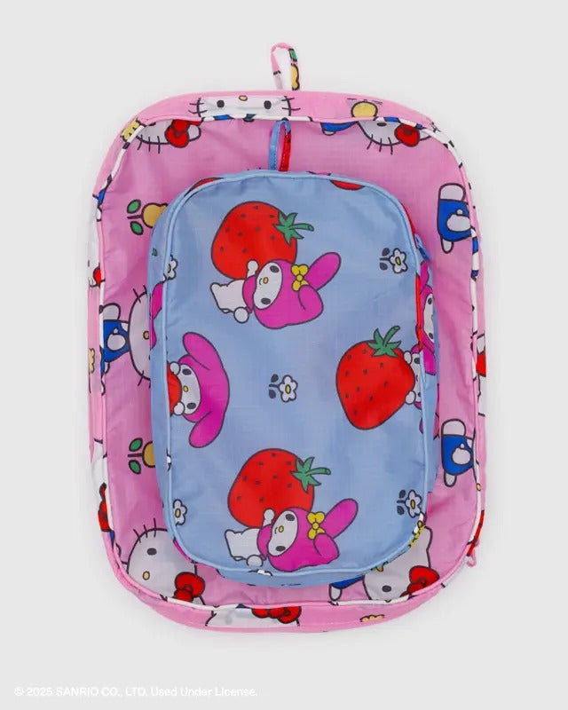 Baggu Packing Cube Set - Hello Kitty Pink