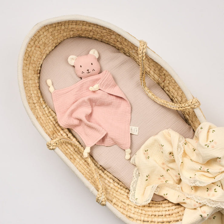 Bear Lovey - Blush with Milk Ears